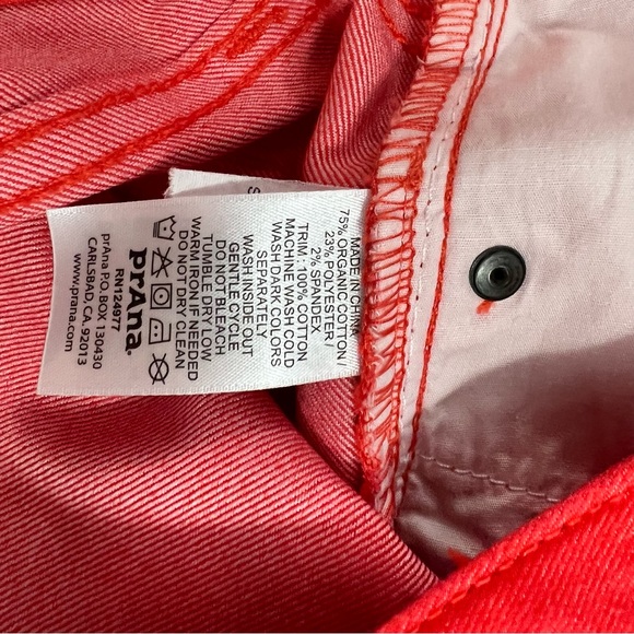 Prana Women's Straight Leg Jeans - Red - Picture 8 of 8